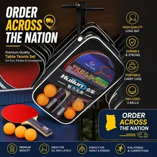 Huijun Table Tennis Racket Set With Carry Case