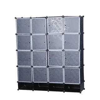 16 Cubes Plastic Wardrobe
