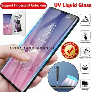 UV Glue Tempered Glass for Samsung Phones