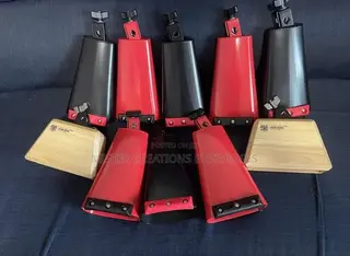 Wood Block Metal Cowbell Percussion
