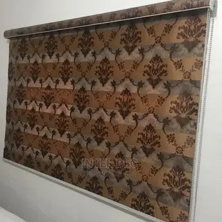 Beautiful Flower Design Blinds Curtains