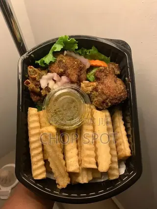 Crispy Loaded Fried Yam PACKAGE