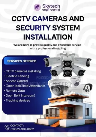 Cctv Cameras And Security System Installation