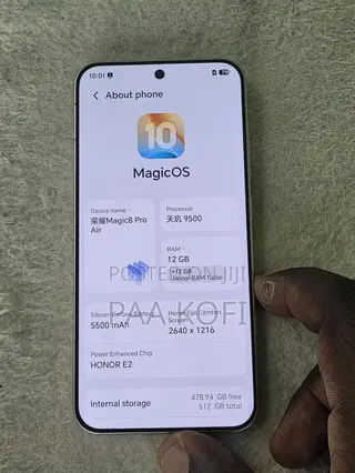 New Honor Magic8 Pro Air 512 GB