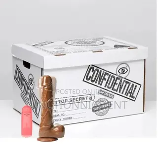 Tilecc Dildo Vibrator Simulation Brown 7.5 Inches