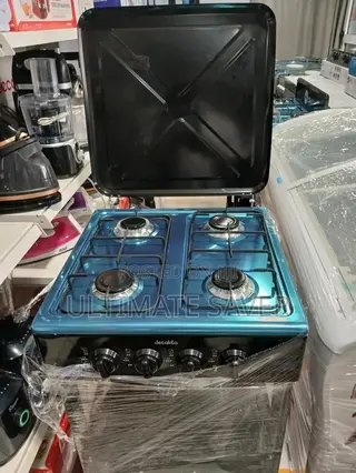 Gas Cooker With Shelves