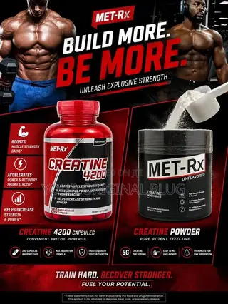 Creatine Monohydrate (Met-rx Creatine 4200) Pills/Powder