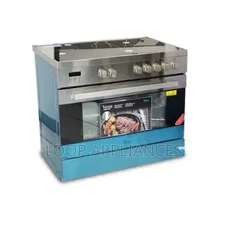 New Midea 5 Burner Gas Cooker With Oven and Grill - VESTA-P48C