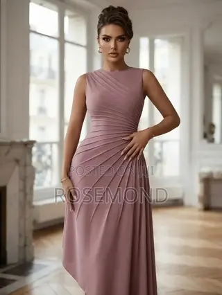 Pleated Maxi Dress