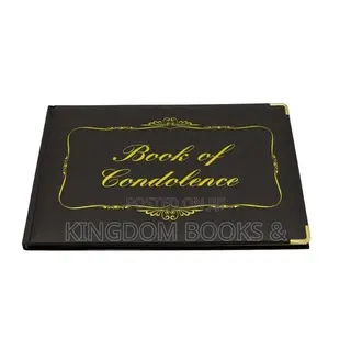 Grandluxe CB F4 Condolence Book - Executive Leatherette Guest Register