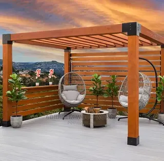 Executive Pergola and Wall Panelling
