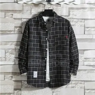 Men's Casual Long - Sleeved Shirt