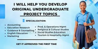 I Will Help You Develop Original Undergraduate Project Topics