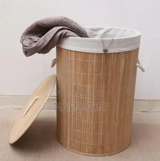 Bamboo Woven Laundry Basket