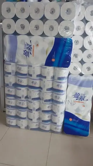 Blue Toilet Tissue Roll 10rolls by 6packs