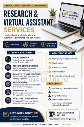 Research Virtual Assistant Services