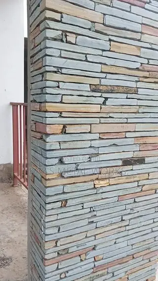 Machine Cut Shell Stone Wall Cladding Professional Laying