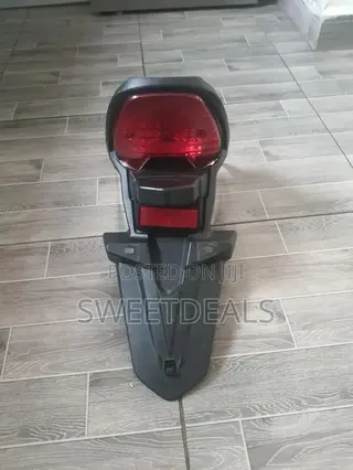 Universal Motorcycle Rear Fender Assembly With Tail Light