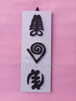 Adinkra Symbol Wall Art Decor|African Wall Art for Living Room