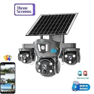 Triple Lens 4g Camera-Solar