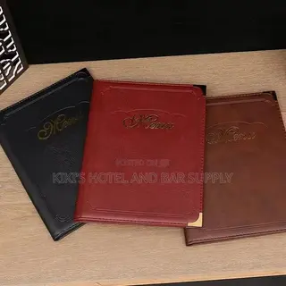 Leather Menu Folder
