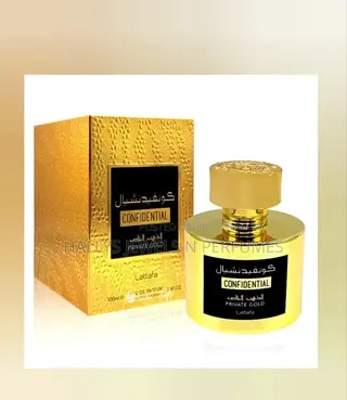 Confidential Private Gold Perfume by Lattafa, 100ml, Unisex