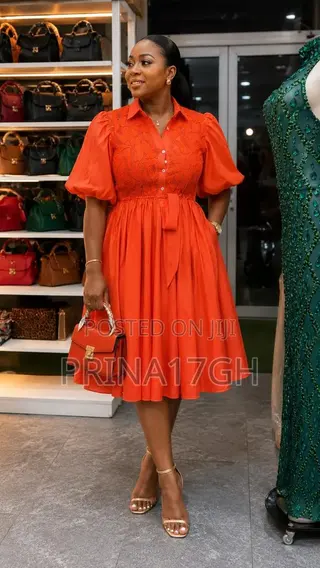 Burnt Orange Dress