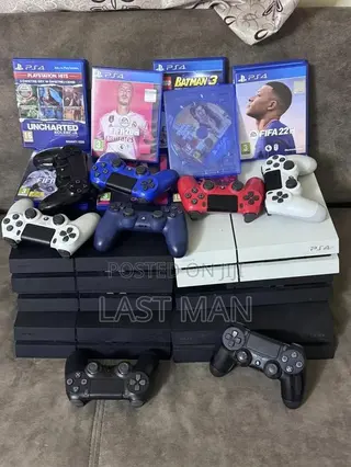 Playstation 4 Standard 500gig With One Pad 4 Games FC 27Gta v Mk 11