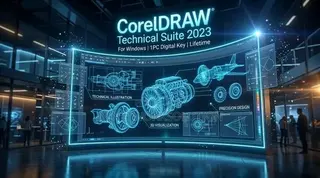 CorelDRAW Technical Suite 2023 for Windows for 1pc Digital Key Lifetme