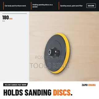 Velcro Sander Pad 180Mm - SGS286