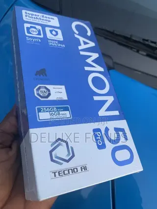 New Tecno Camon 50 Pro 256 GB Black