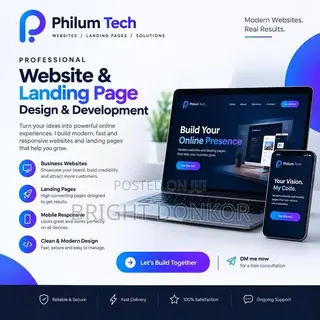 Website and Landing Pages
