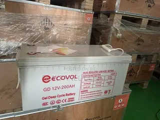Ecovol 12v 200ah Solar Gel Battery