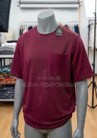 Wine Short Sleeve Men's Shirt