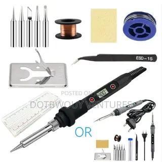 LCD Digital Adjustable Temperature 80w Soldering Iron Set