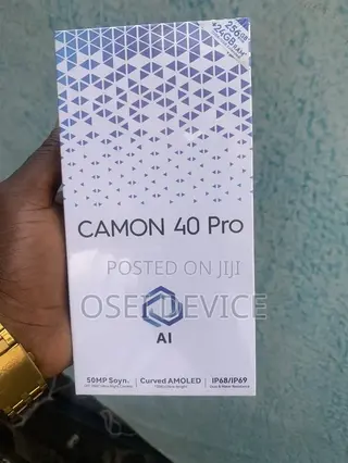 New Tecno Camon 40 Pro 5G 256 GB Black