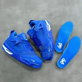 Jordan4 Biker All Blue