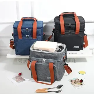 Dual Compartments Lunch Bag