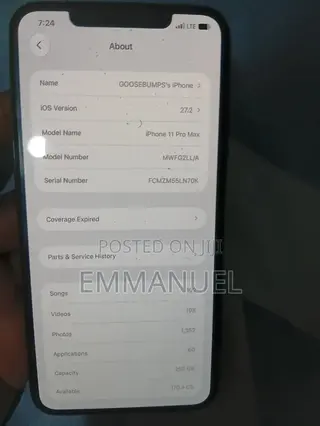Apple iPhone 11 Pro Max 256 GB Gold