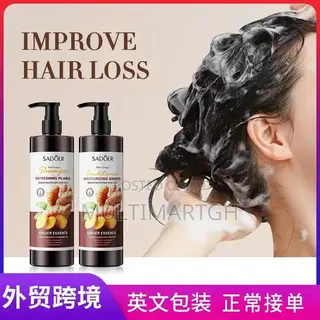 Sadôer Ginger Shampoo and Conditioner Set With Hair Serum