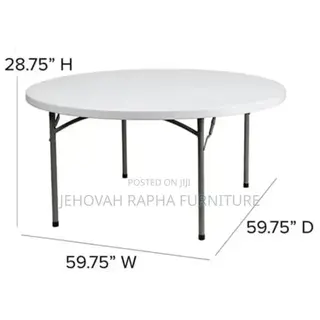 Quality Rounded Shape Foldable Table