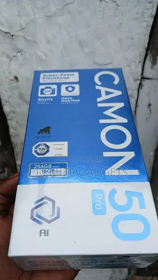 New Tecno Camon 50 Pro 256 GB White