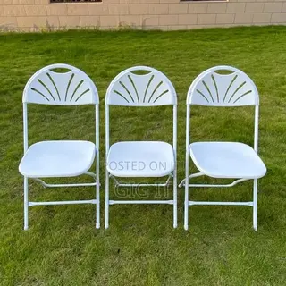Foldable Funback Chairs (White)