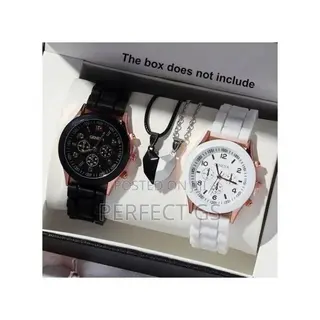 Couples Watch With Necklaces