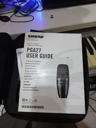 Shure PGA27 STUDIO Condenser Mic