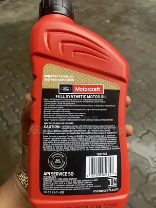 Original Motorcraft Full Synthetic 5w-20 Motor Oil