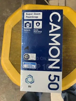 New Tecno Camon 50 256 GB Black