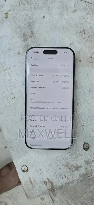 Apple iPhone 16 Pro 1 TB Graphite