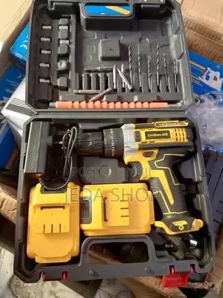 Cordless Drill With 2 Batteries