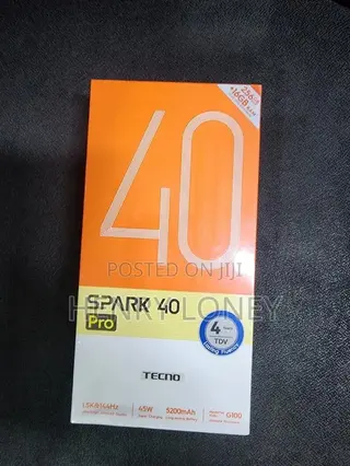 New Tecno Spark 40 Pro 256 GB